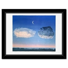 Rene Magritte 1898-1967 (After), "La Bataille de l'Argonne" Framed Limited Editi