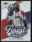 2026 Topps Finest Junior Caminero Refractor (RAW)