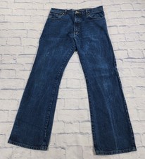 Levis Strauss 517 Boot Cut Jeans MENS 36X32 Blue Denim Classic Fit VINTAGE Y2K