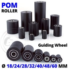 18-60mm POM Roller with Two Bearing Guiding Wheel Flat Belt Idler Nylon Pulley