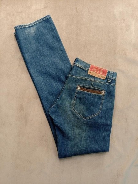 Men Iceberg Jeans Navy Denim 34