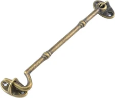 Geesatis Barn Door Hook Lock Vintage Bronze Cabin Eye 6inch, 