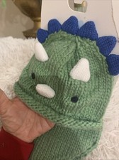 Hand Crocheted Rhino Hat And Diaper Cover Set Newborn Photography