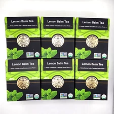 (Pack of 6) Buddha Teas USDA Certified Organic Lemon Balm Tea 18 Tea Bags