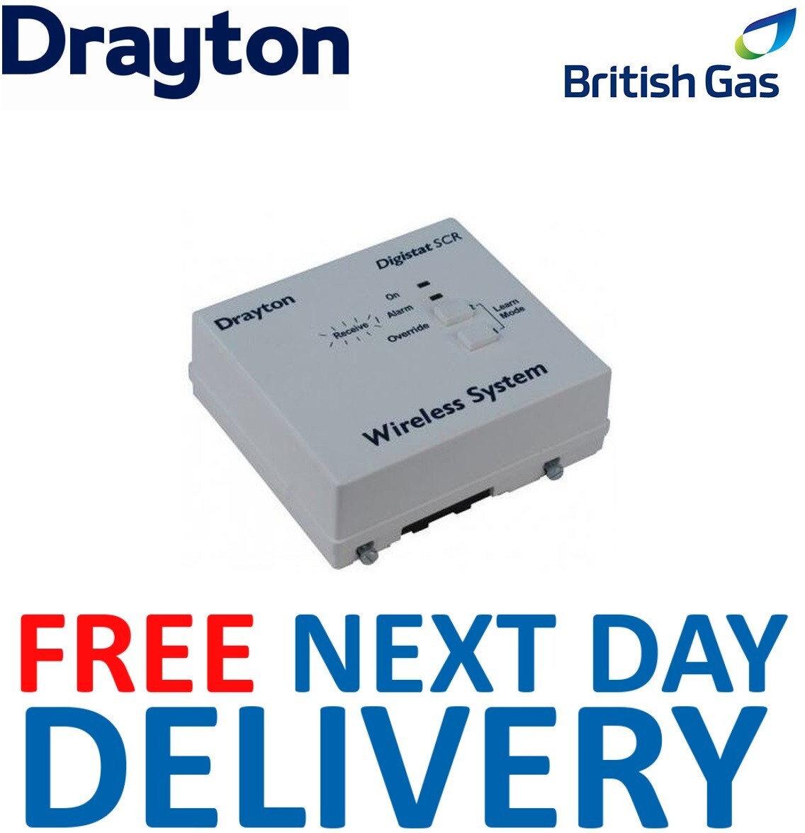 British Gas Thermostat Drayton Digistat Rf1 Replacement Drayton Digistat  Rf1 Replacement DRAYTON SINGLE CHANNEL Programmer