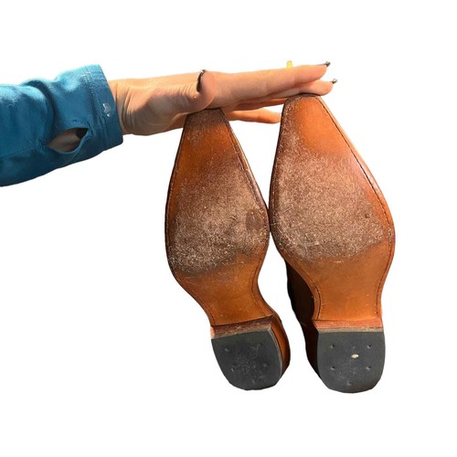 Nocona Collegiate Brown Leather Clemson University Tigers Western Boots Women 10 - Picture 5 of 6