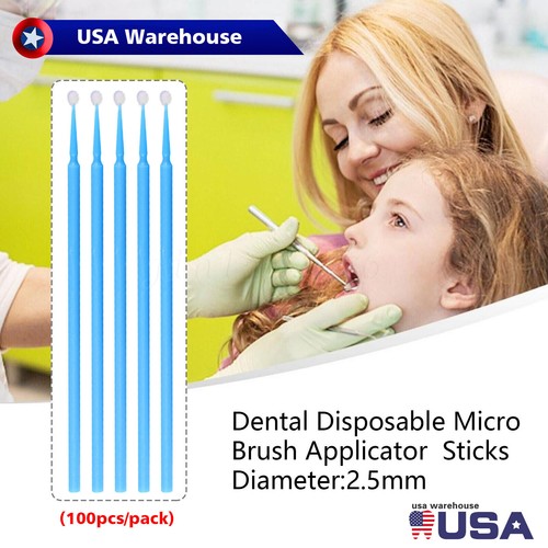 USA Microbrush Micro Brush Applicator Tips Regular, Fine, Super Fine Dental - Picture 11 of 30