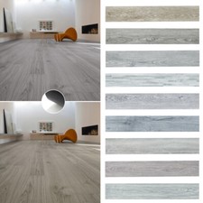 36pcs/5m² Wood Effect Floor Planks Wall Panel Self Adhesive PVC Flooring Kitchen