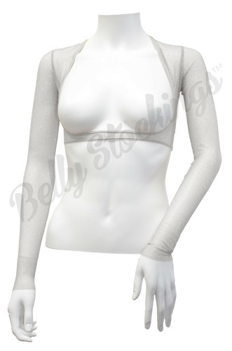 BRIDAL WEAR BOLERO SHRUG LACE BRIDE WEDDING DRESS SLEEVES STRETCH MESH ARM COVER - Picture 49 of 52
