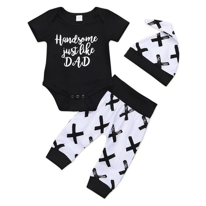 Newborn Kid Baby Boy Girl Clothes Jumpsuit Romper Bodysuit Pants Hat Outfits Set
Opens in a new wind