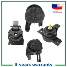 4PCS Engine Motor & Trans Mount For 2010-2012 Hyundai Santa Fe 2.4L 3.5L FWD