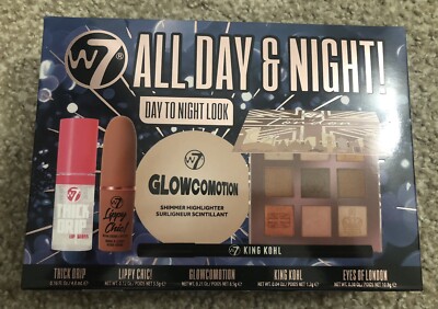 W7 All Day & Night Day To Night Look Holiday Christmas Cosmetics 5 Pc Gift Set