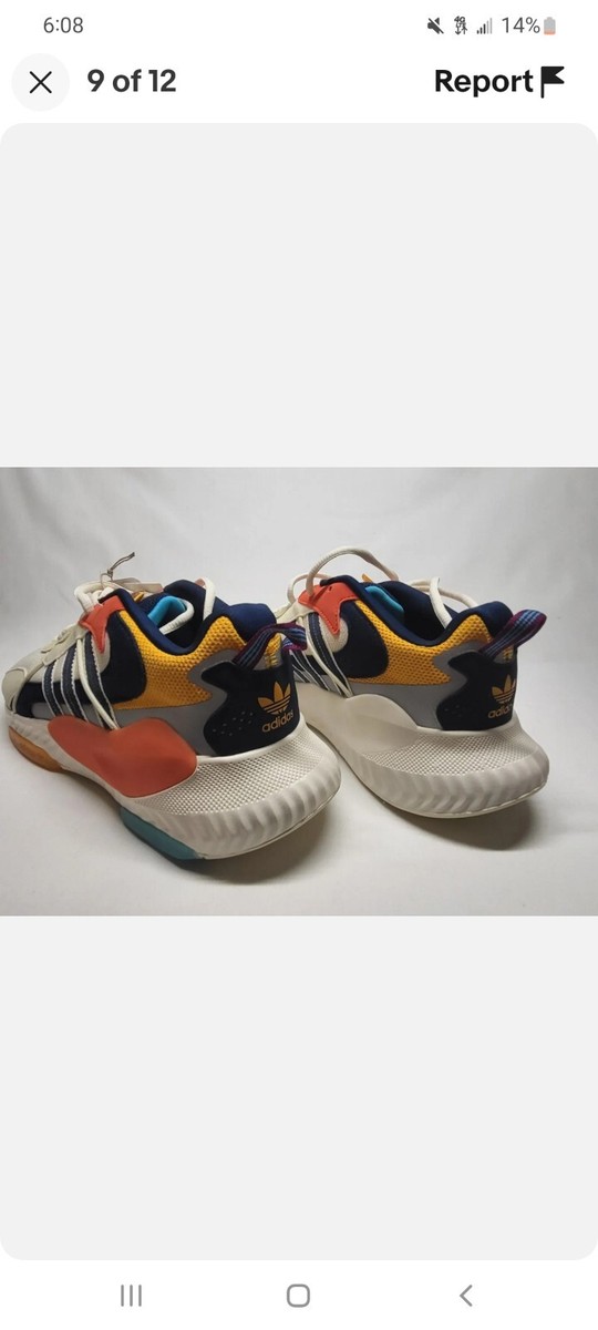 ADIDAS ORIGINALS Hi-Tail Beige Orange Navy Casual Shoes sz