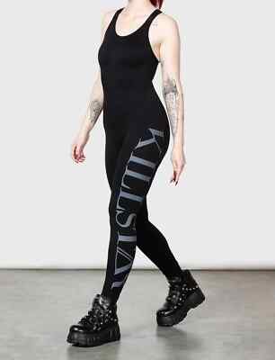 Killstar Scarlet Rising Bodysuit Activewear Goth Gym Wear Grunge KSRA008090 