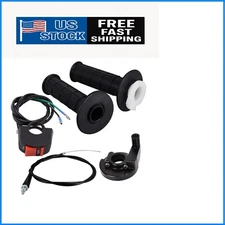 Twist Throttle Accelerator Set with 51" Cable & ON/OFF Switch for Dirt Bikes