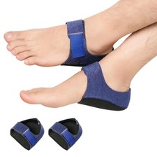 1 Pair Heel Protectors Pads Plantar Fasciitis Arch Wrap Support Foot Pain Relief
