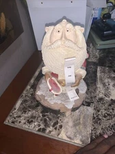 "JUST BELIEVE" (DENNIS BROWN FOR ENESCO / OTAGIRI) SANTA figure w/ HAT Ltd Ed