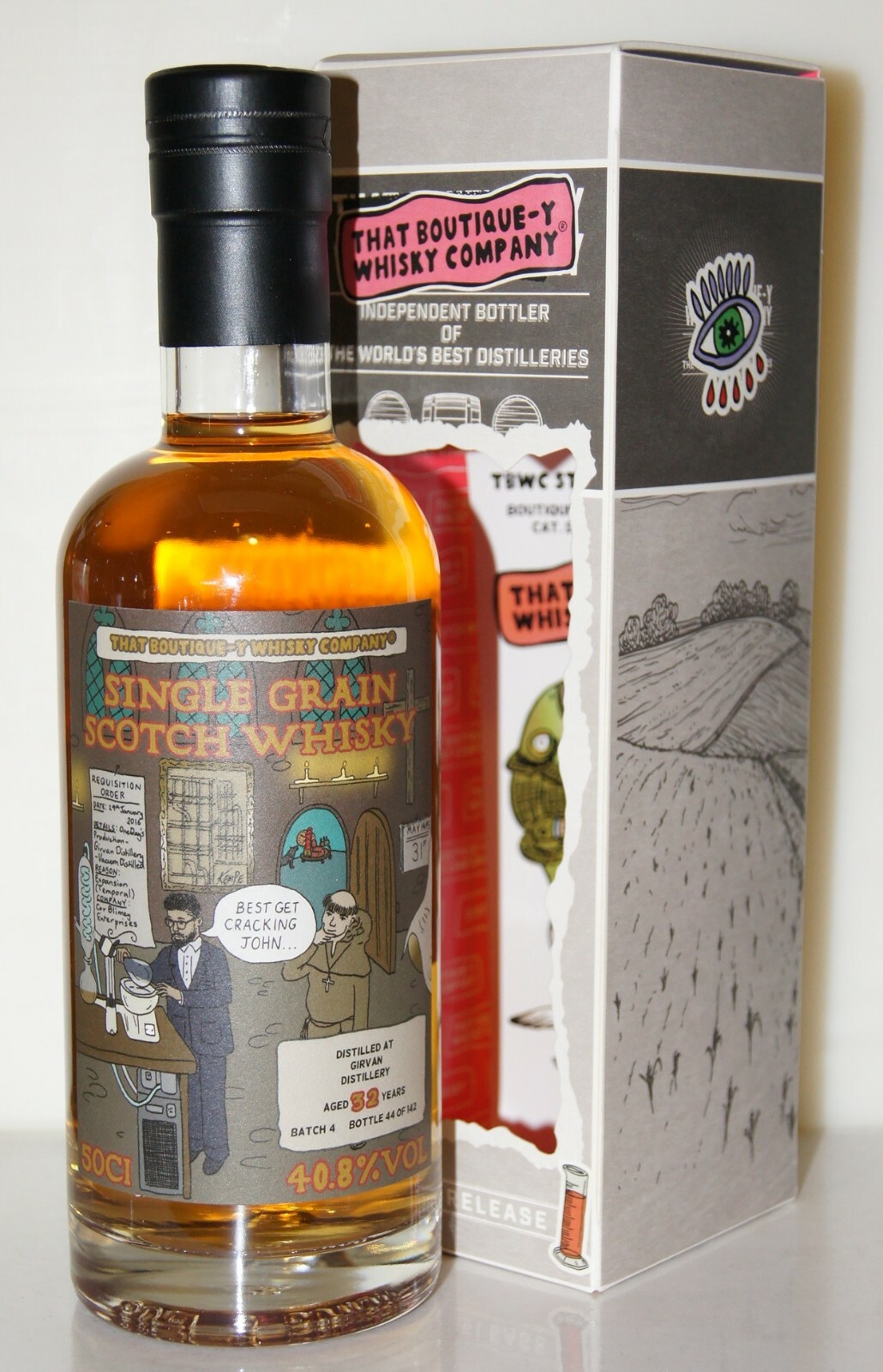 Girvan 32y 40,8% 2020 That Boutique-y Whisky Company Batch 4 142 Bottles 0,5L
