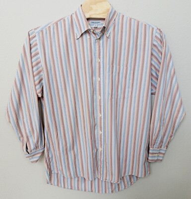 men's dress shirts san francisco Cutter & Buck San Francisco 49ers Americana Easy Care Stretch Oxford Mens Long Sleeve Button Down Shirt in Light Blue