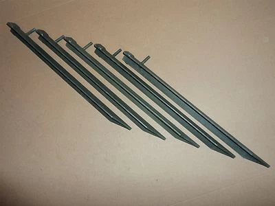 Heringe Stahl Zelt Bodenanker Erdnagel Pflock Tarnnetz Stangen Hering Bundeswehr