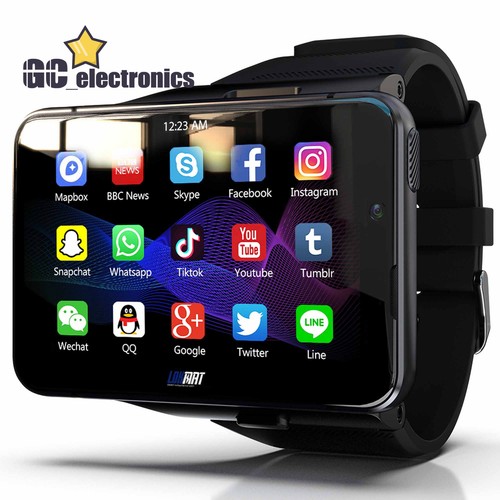 2.88" Larger Screen 4G Smart Watch Android 9.0 4GB+64GB Heart Rate Monitor A3GU - Picture 10 of 12