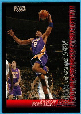 2005-06 Bowman Draft Picks & Prospects Kobe Bryant #69 CLEAN