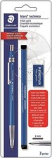 Staedtler Mars Technical Mechanical Pencil Set, 780SBK,Blue