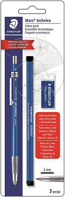 Staedtler Mars Technical Mechanical Pencil Set, 780SBK,Blue | eBay