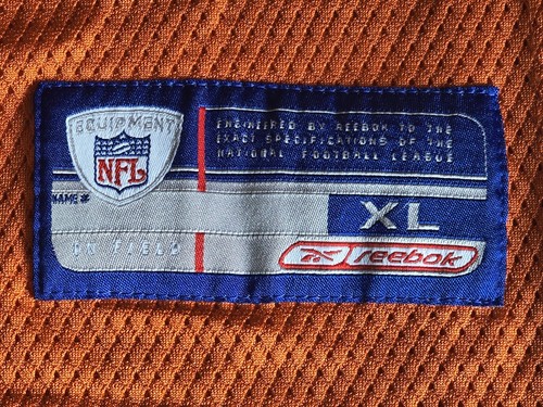 Mens Jersey Reebok Miami Dolphins #9 Jay Fiedler Orange NFL Jersey Size XL - Picture 9 of 12