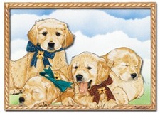 Golden Retriever 2D Magnet