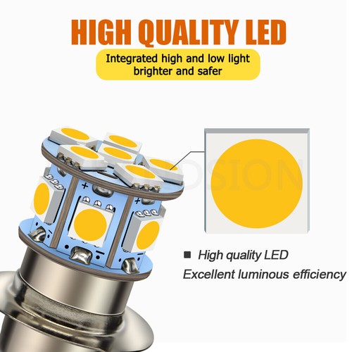 Ruiandsion H6M Motorcycle Headlight P15D Driving Light Hi Lo Beam 6V 2 Colors - Picture 5 of 10