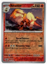 Pokemon Scarlet Violet 151 Reverse Holo 059/165 Arcanine
