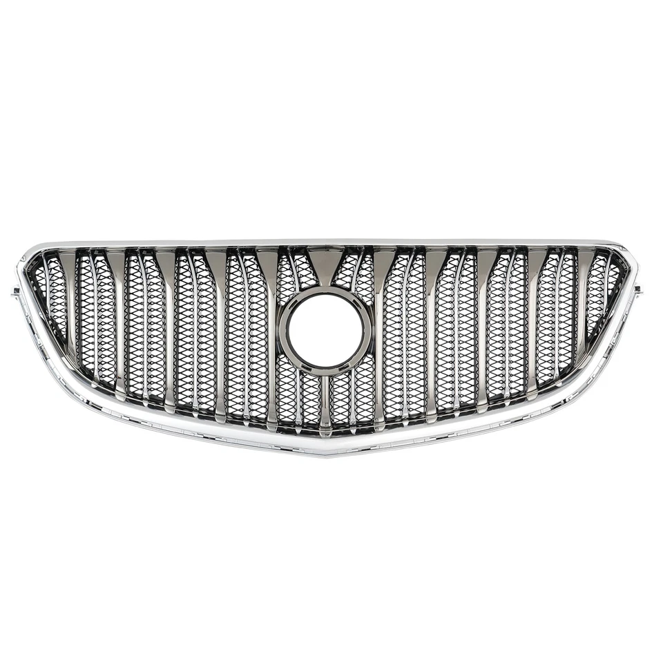 Front Upper Bumper Grill Grille For 2013-2016 2017 Buick Enclave Chrome 84055812 - Image 2 of 4