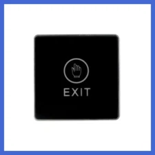 Door Touch Exit Button Push Home Release Switch Panel Access Control LED Light