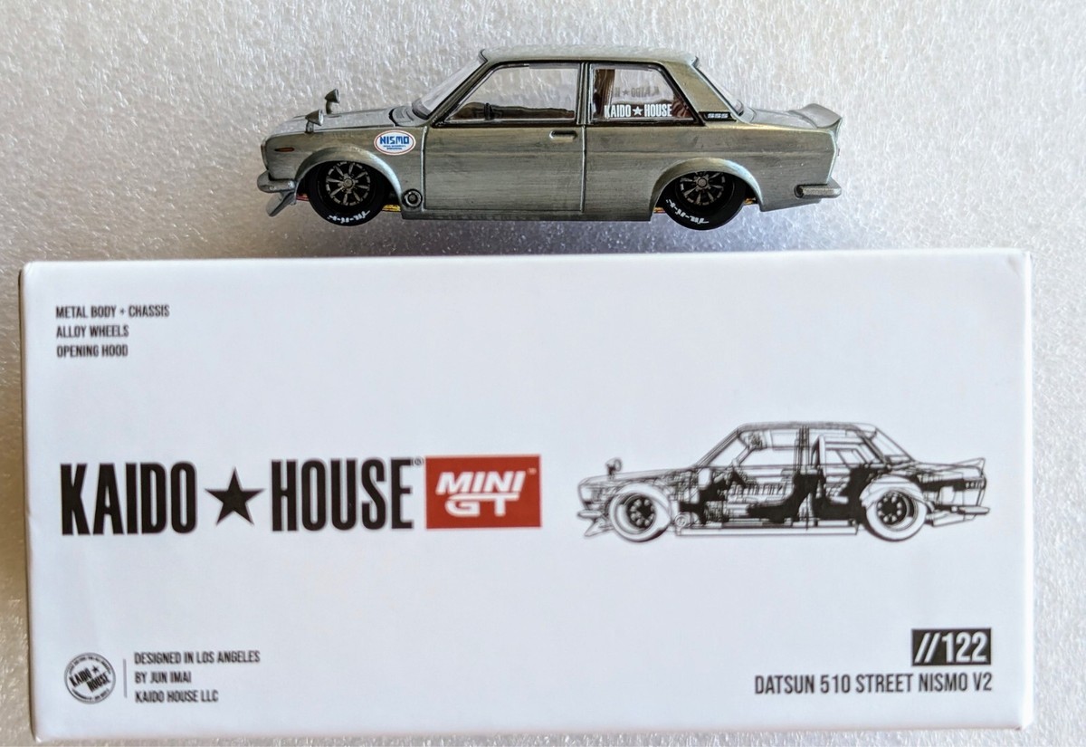 MINI GT 街道ハウス 510&Zチェイス オマケ2台 Kaido House x Mini GT 1:64 Datsun 510 Street Nismo V2 *CHASE