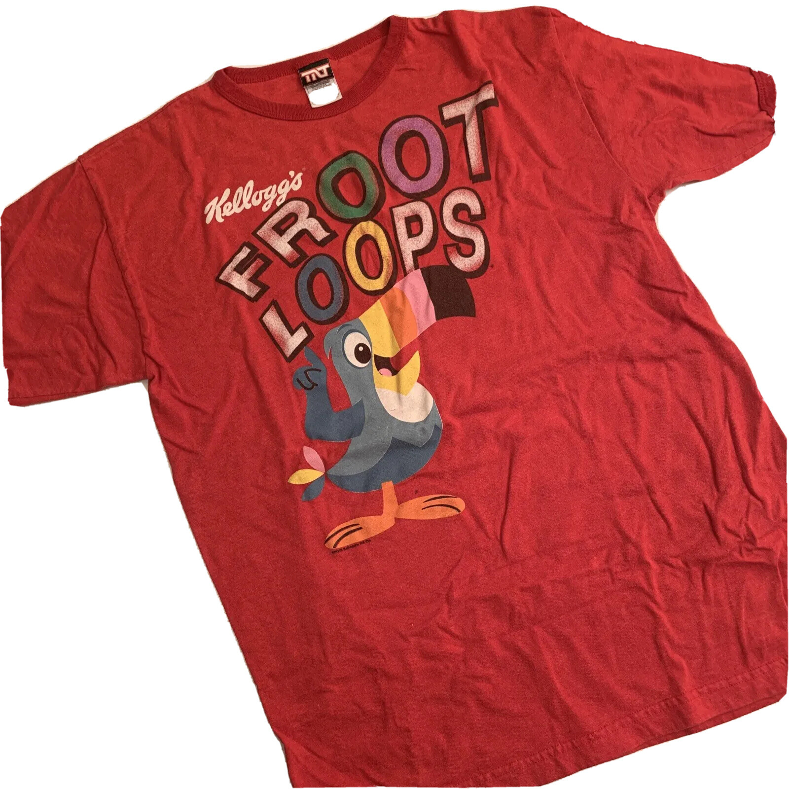 Vintage Kelloggs Froot Loops Y2K Cereal T Shirt Adult… Gem
