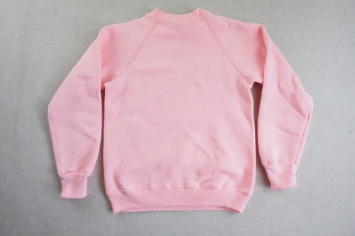3D Emblem Youth Medium Pink Long Sleeve Sweatshirt Rose Butterfly Pink - Picture 5 of 10