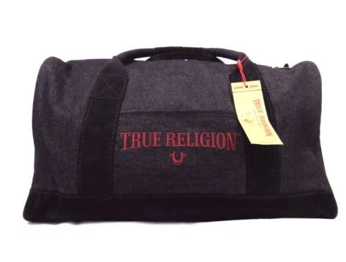 Bolso de Lona TR True Religion Negro Lavado Nuevo con Etiquetas $179.00... ¡¡EN VENTA HOY!!! Foto 3 de 3