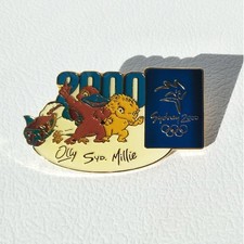 NOC 2000 Sydney Olympic Games Mascots Japan Committee Pin JOC Last One!