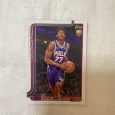 Topps 2025-26 Rookie VJ Edgecombe #203 Philadelphia 76ers Basketball Card