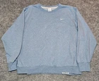 Nike Dri-Fit Standard Issue Crew Neck Sweatshirt Men XXL Blue L/S Embroidered