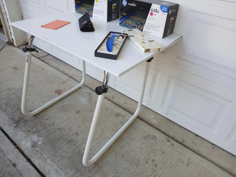 VTG Lolly Drafting Table Desk by Neolt Italy Height Adjustable Desk  - Image 4 of 4