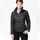 Michael Kors Black Packable Down Fill Full-Zip Puffer Jacket Zip  Size S — photo 1