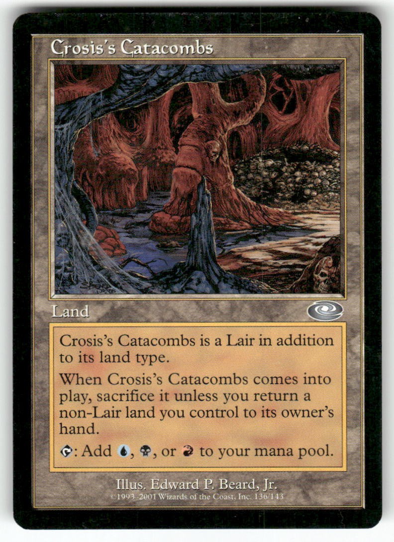 Crosis's Catacombs U Planeshift Normal 136 MTG LP