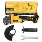 Cordless Brushless 4-1/2 Angle Grinder for Dewalt 20V Battery 9000 RPM Tool