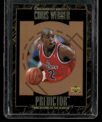 1995-96 Upper Deck #R9 Chris Webber Predictors: Player of the Month