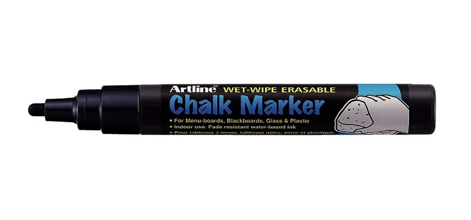 [15611NO-3] ARTLINE Lot de 3 Marqueurs Craie Liquide "EPW-4" effaçable à sec ... - Photo 1/1