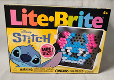 Disney Stitch Lite Brite MINI SIZE 176 Pcs  4 Art Templates Cute Gift BRAND NEW