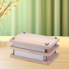 Pressa per rilegatura di libri Robusta pressa manuale per carta piatta in legno