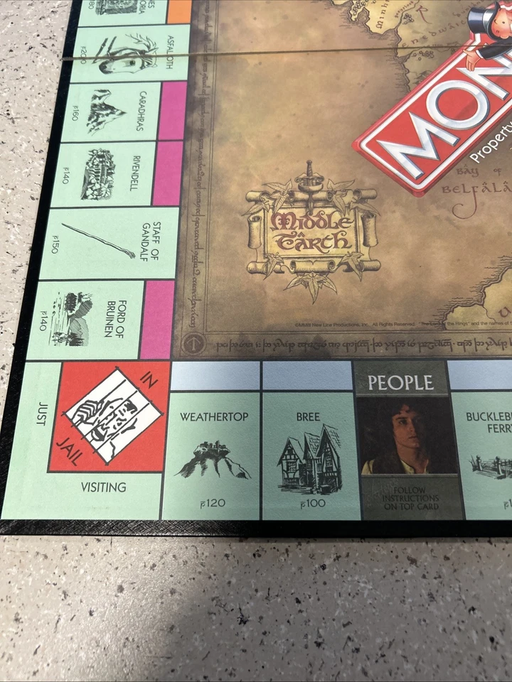 Monopoly Lord Of The Rings Trilogy & Pirates Of The Caribbean Both Complete  - Image 3 of 4